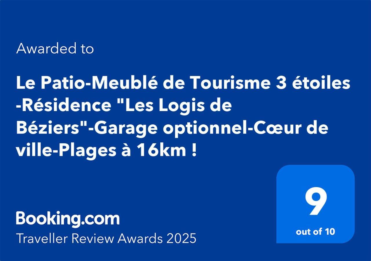 Saëns 01-T2-terrasse avec garage privé optionnel-Centre historique et plages à 16km ! Béziers Esterno foto